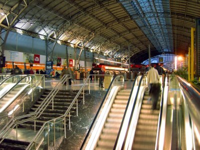 Stazione dei treni a Bilbao